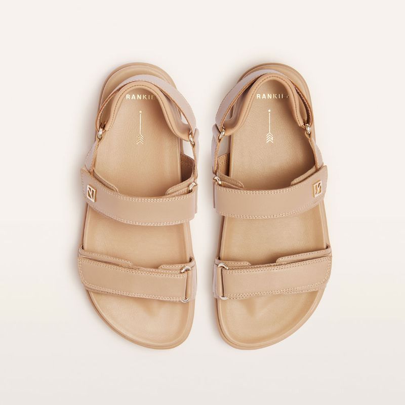 Frankie4 Rome Podiatrist Designed Leather Sandal Camel | Women's Footwear | Gretel Lane