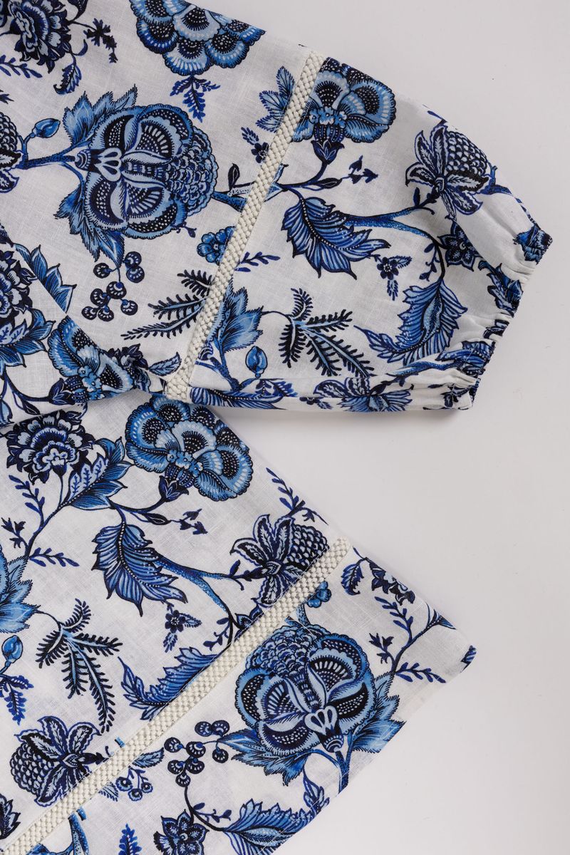 Rosa Blouse (Jardin Print)