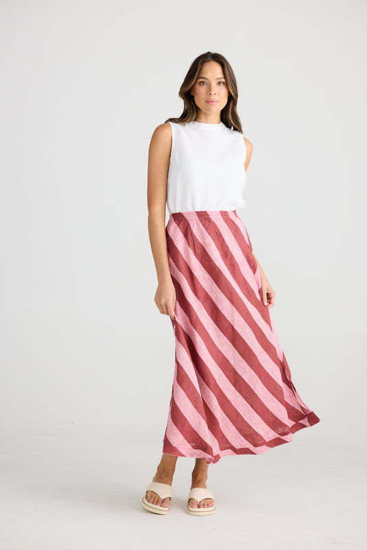 Sicily Skirt (Porto Stripe)