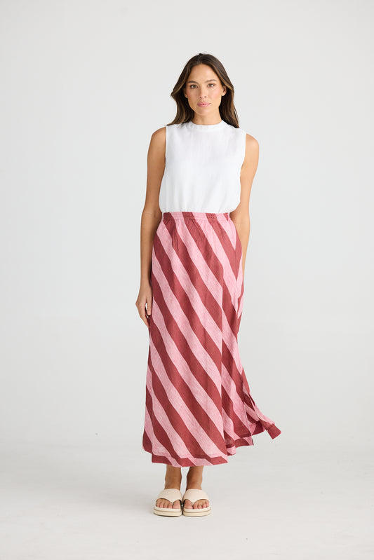 Sicily Skirt (Porto Stripe)