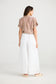 Positano Pant (White Linen)