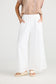 Positano Pant (White Linen)