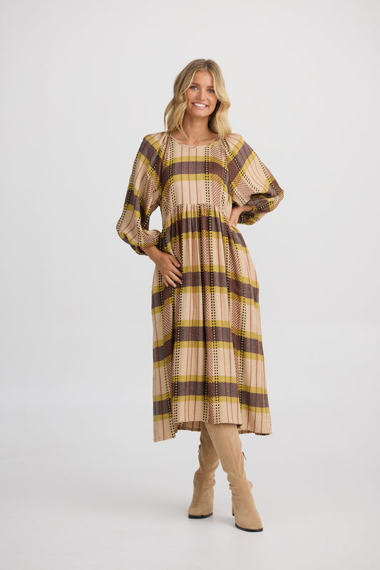 Angel Wings Dress (Santiago Check)