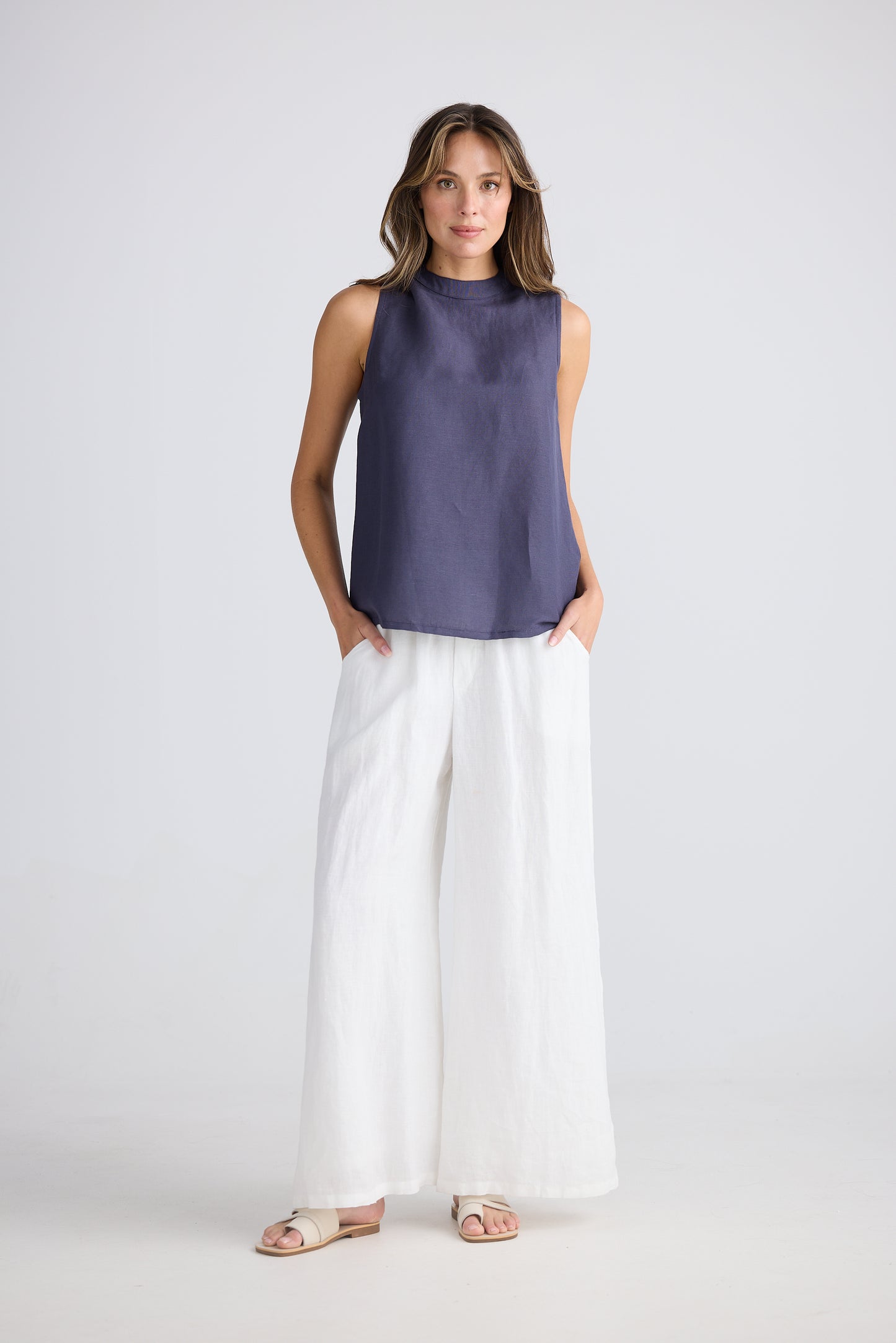 Adel Top (Indigo Ash)