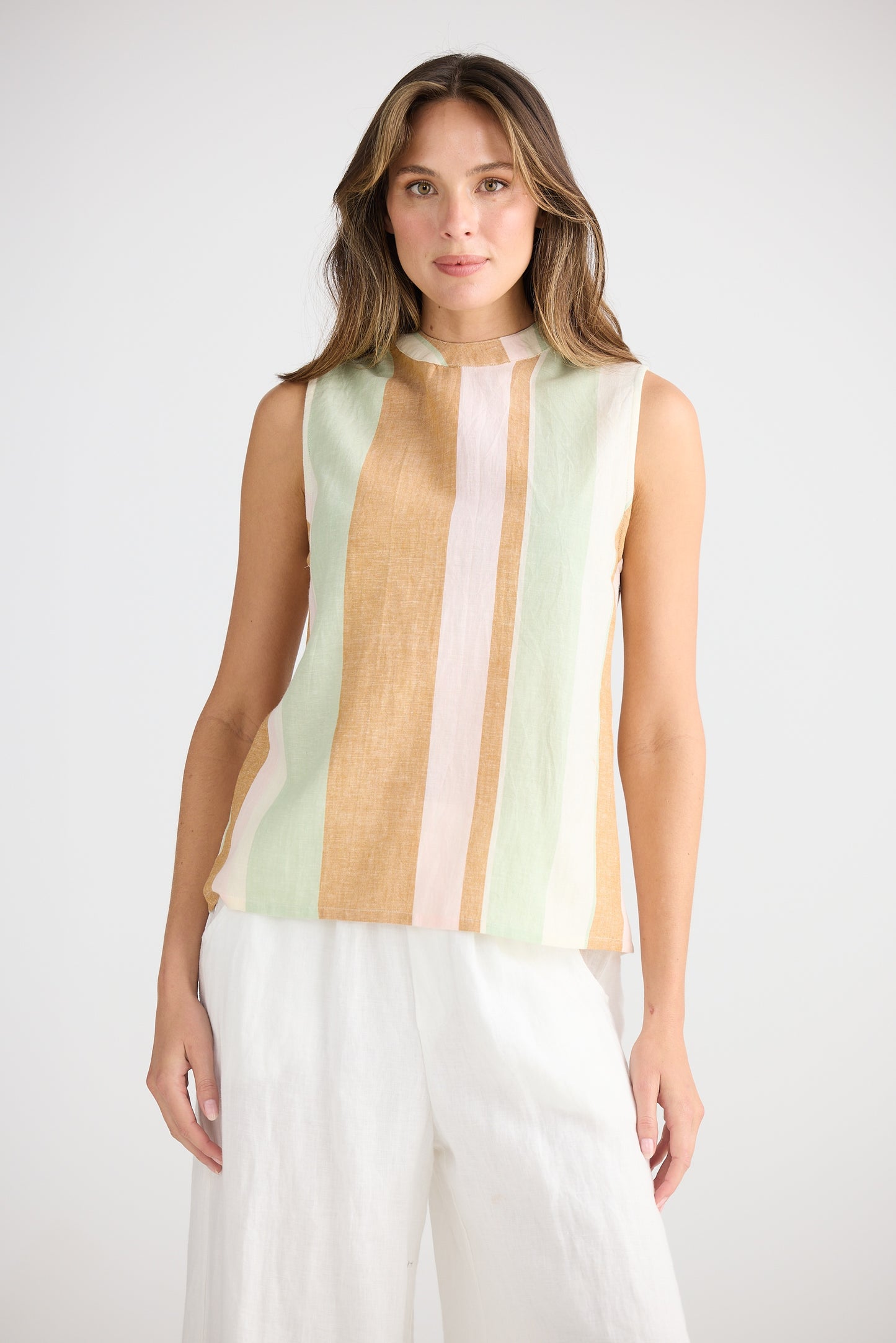 Adel Top (Melon Field Stripe)