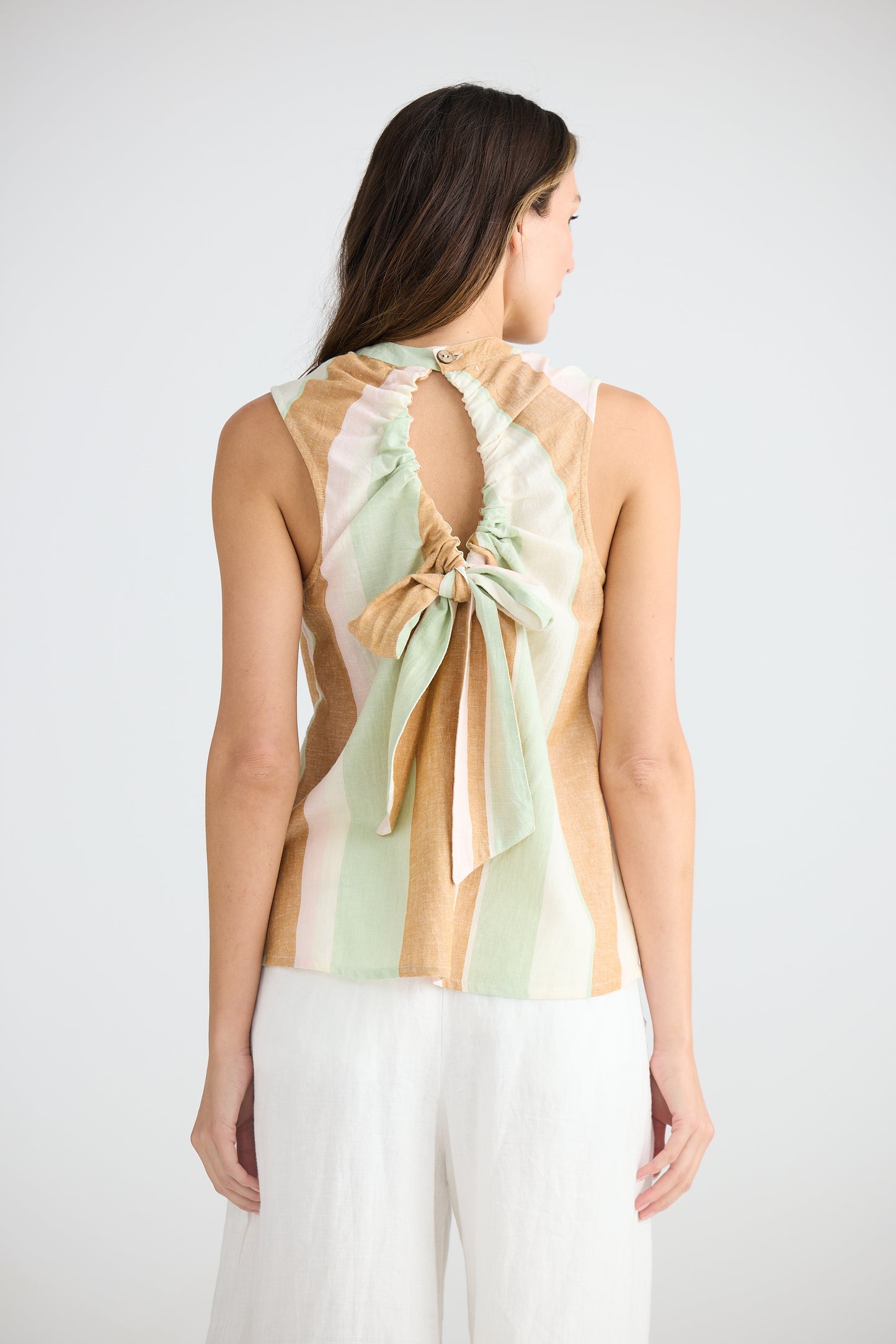 Adel Top (Melon Field Stripe)