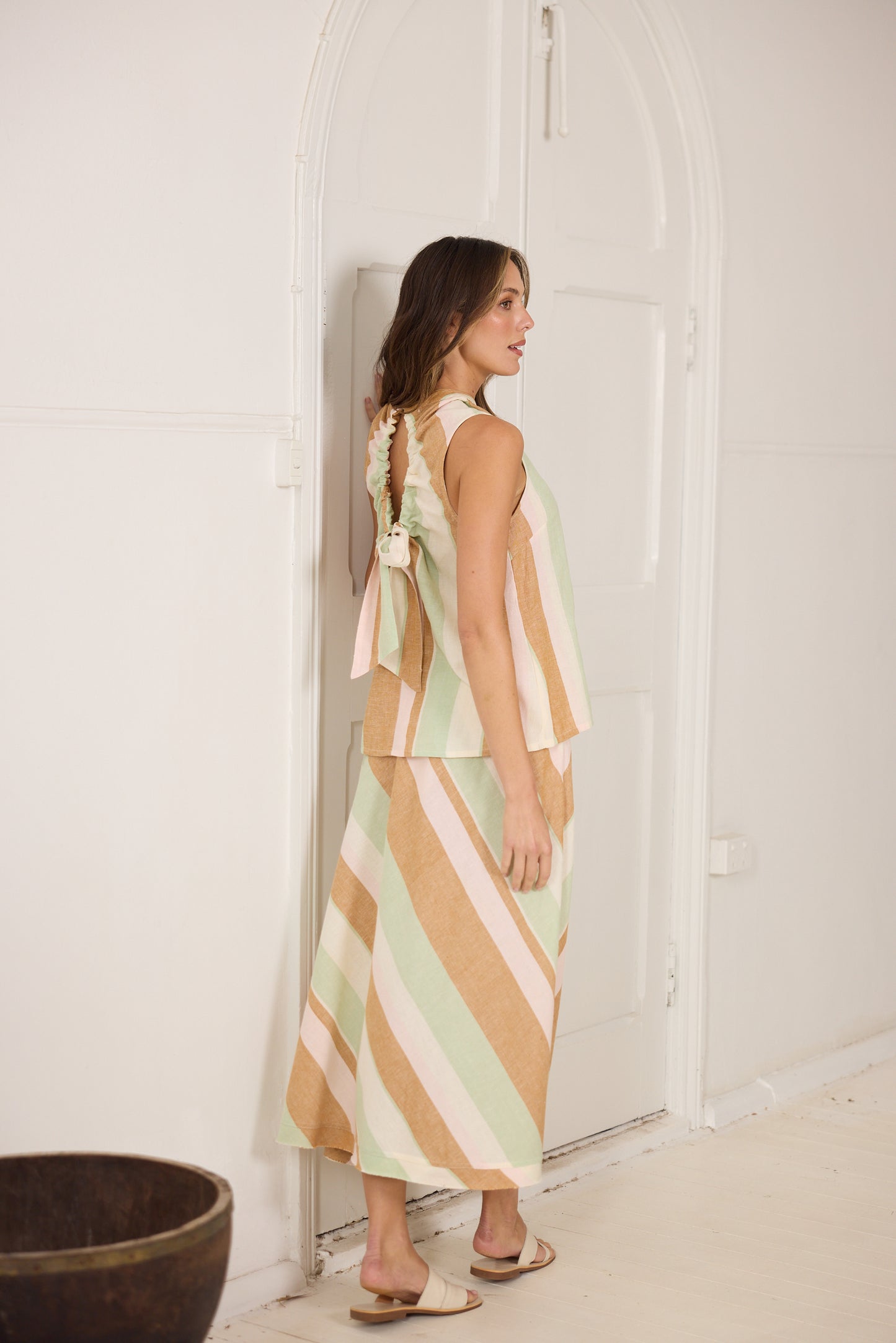 Adel Top (Melon Field Stripe)