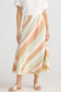 Sicily Skirt (Melon Field Stripe)