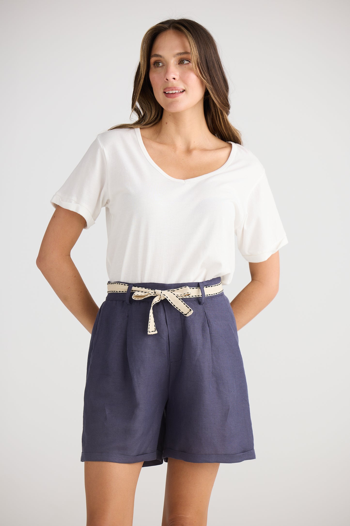 Positano Short (Indigo Ash)