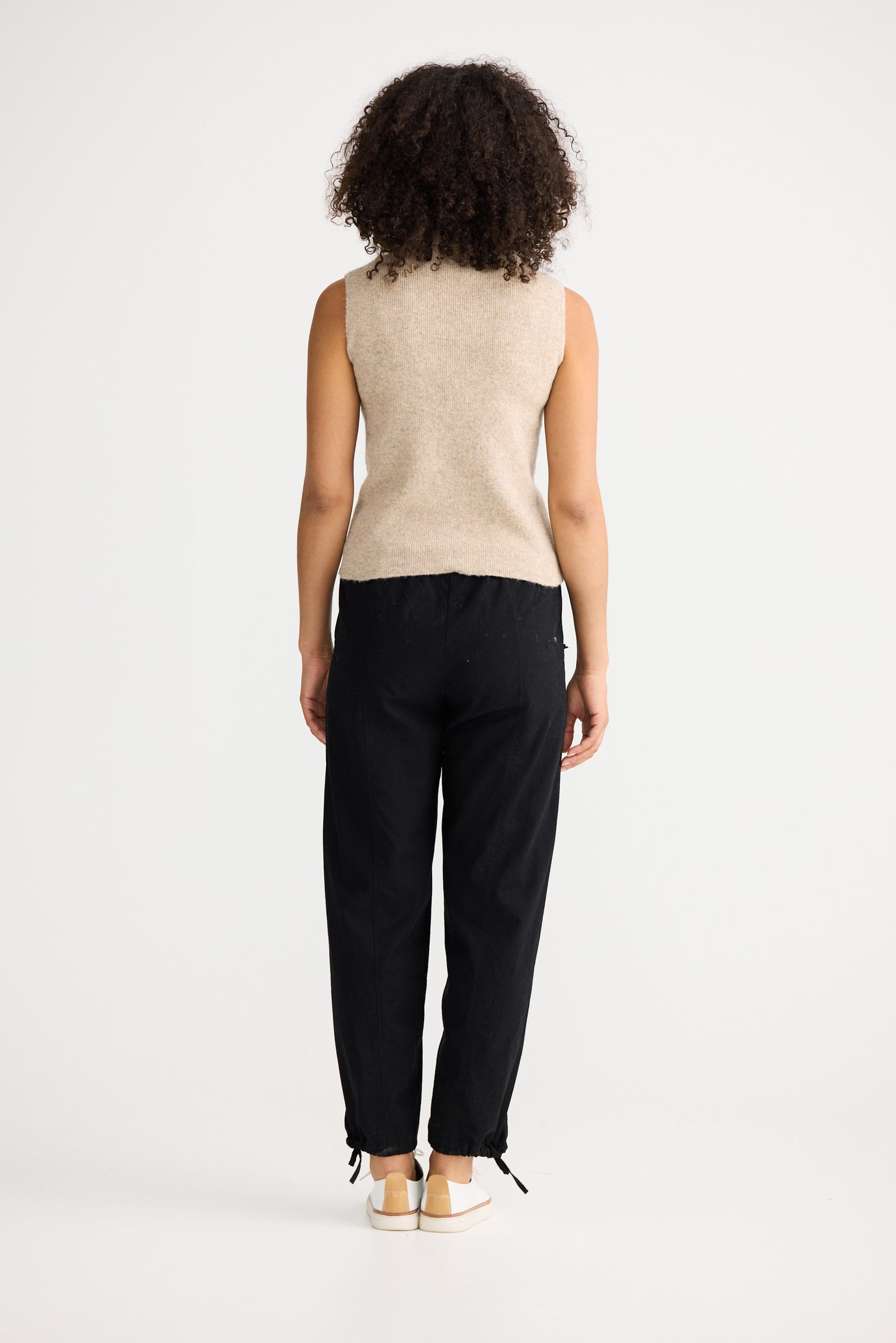 The Shanty Corporation Lucerne Sleeveless Knit Top in Oatmeal | omen's Knitwear | Gretel Lane