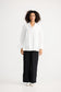 The Shanty Corp Aeris Button Through Shirt in White | Women's Clothing | Gretel Lane