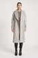 Eb & Ive Women's Sable Longline Beige Coat  | Gretel Lane