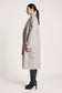 Eb & Ive Women's Sable Longline Beige Coat  | Gretel Lane