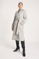Eb & Ive Women's Sable Longline Beige Coat  | Gretel Lane