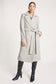 Eb & Ive Women's Sable Longline Beige Coat  | Gretel Lane