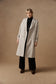 Eb & Ive Women's Sable Longline Beige Coat  | Gretel Lane
