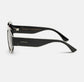 Locello Sabrina Round Polarised Sunglasses Black/Off White | Women's Sunglasses | Gretel Lane
