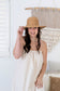 Sally Wide Brim Raffia Natural