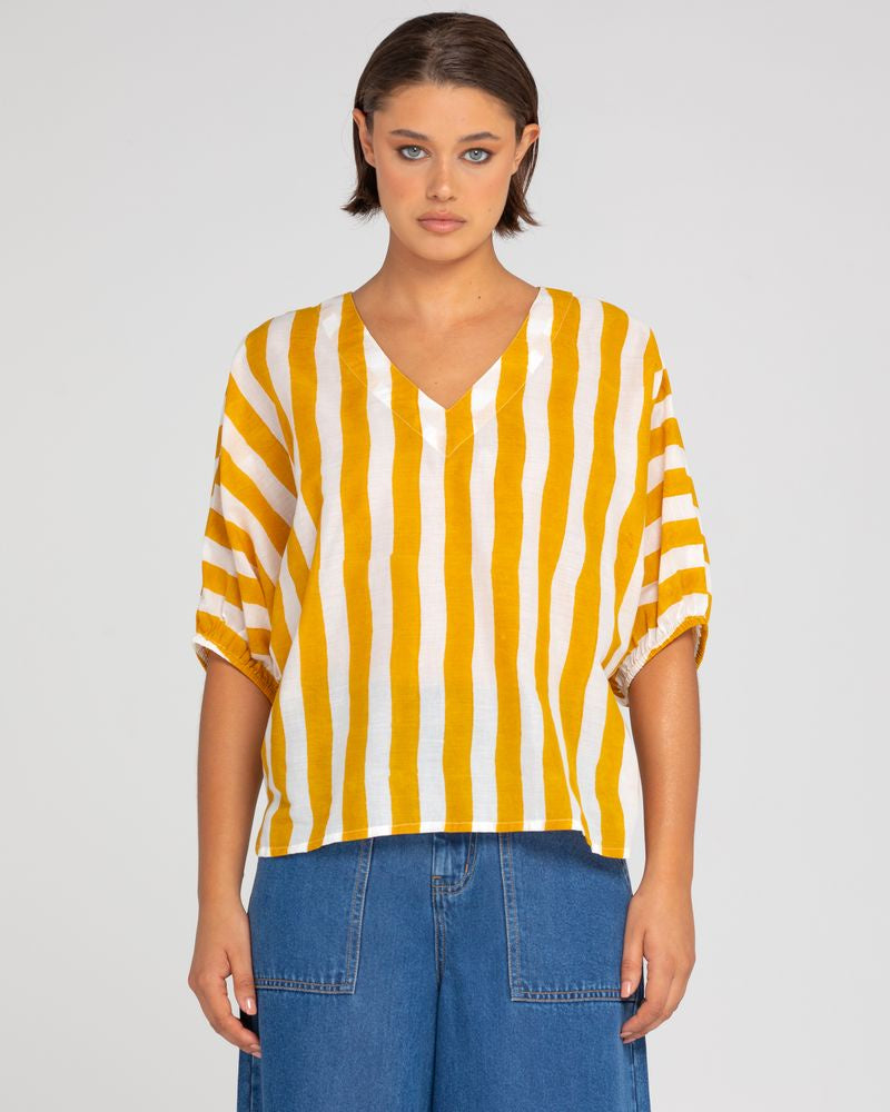 Sami Top (Tropical Stripe)