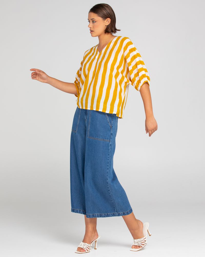 Sami Top (Tropical Stripe)