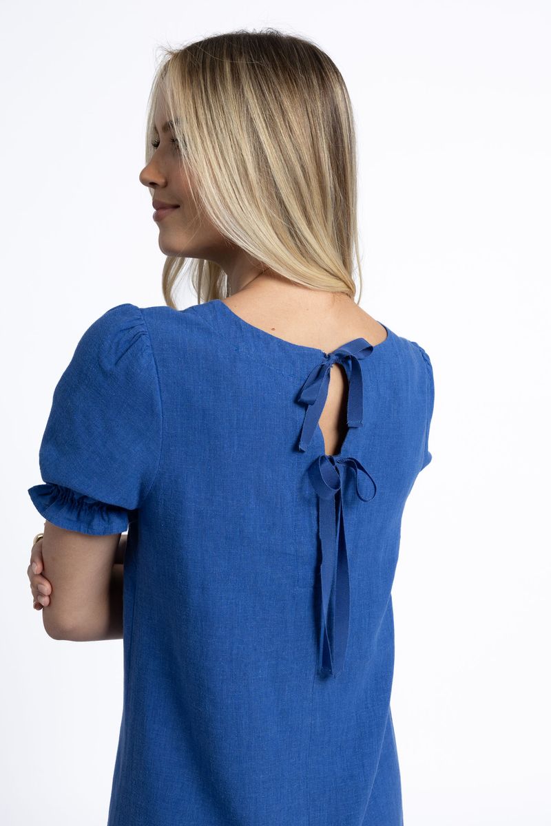 Sana Shift Dress (Royal Blue)