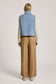 Eb & Ive Denim Blue Quilted Cropped Sansi Vest | Gretel Lane