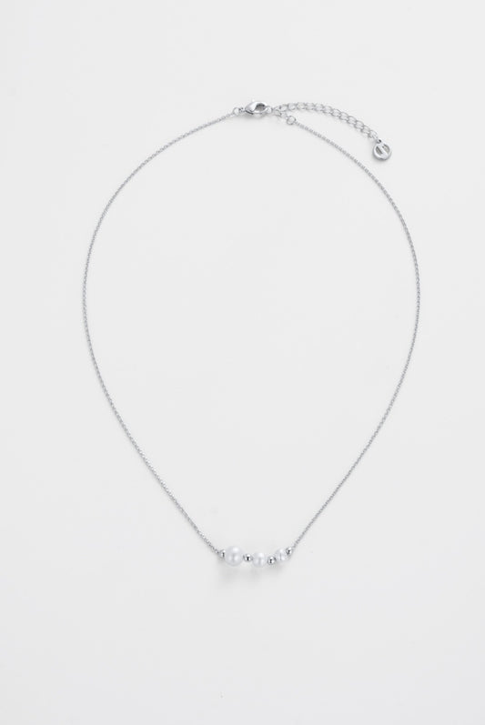 Zafino Women's Silver Scarlett Pearl Necklace | Gretel Lane