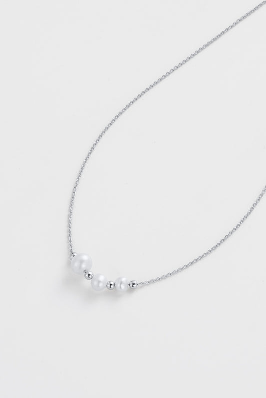 Zafino Women's Silver Scarlett Pearl Necklace | Gretel Lane