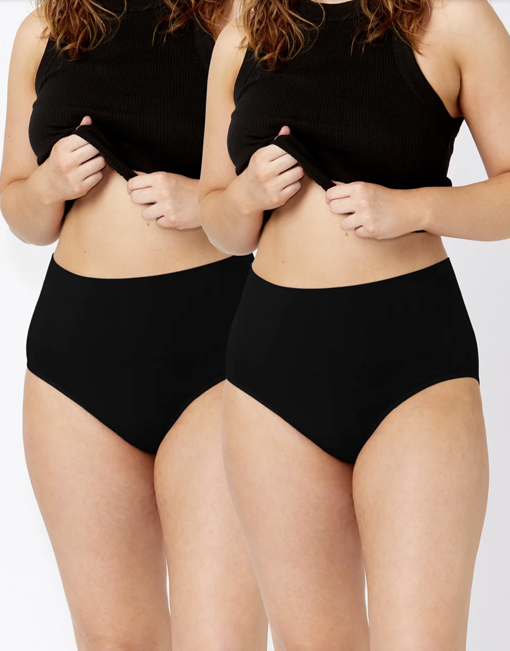 Ambra Seamless Smoothies Full Brief in Black | Women's Intimates | Gretel Lane