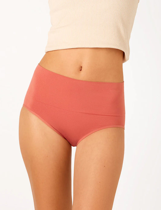 Seamless Smoothies Full Brief - 2p (Desert Sand/Cool Blue)