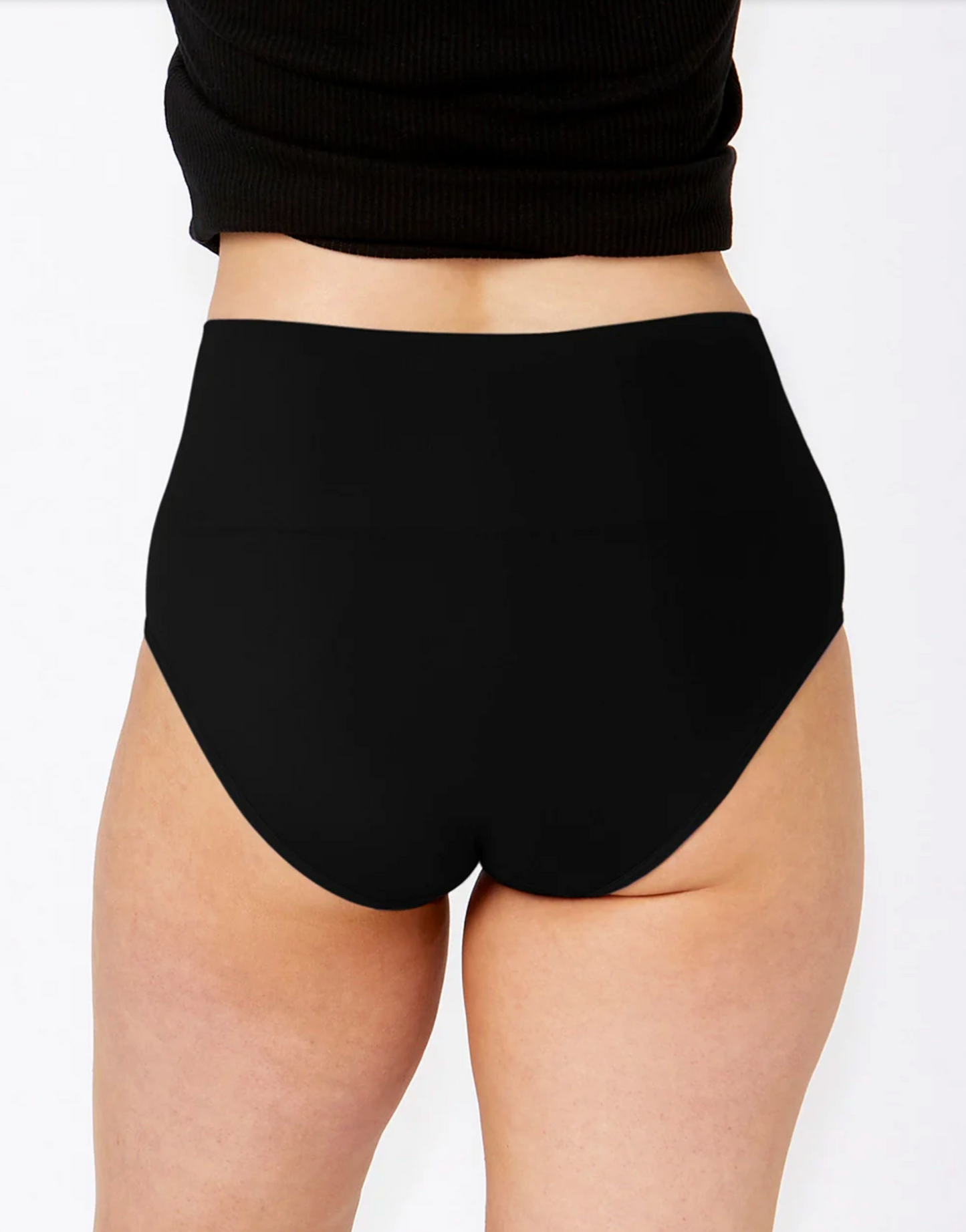 Ambra Seamless Smoothies Full Brief in Black | Women's Intimates | Gretel Lane