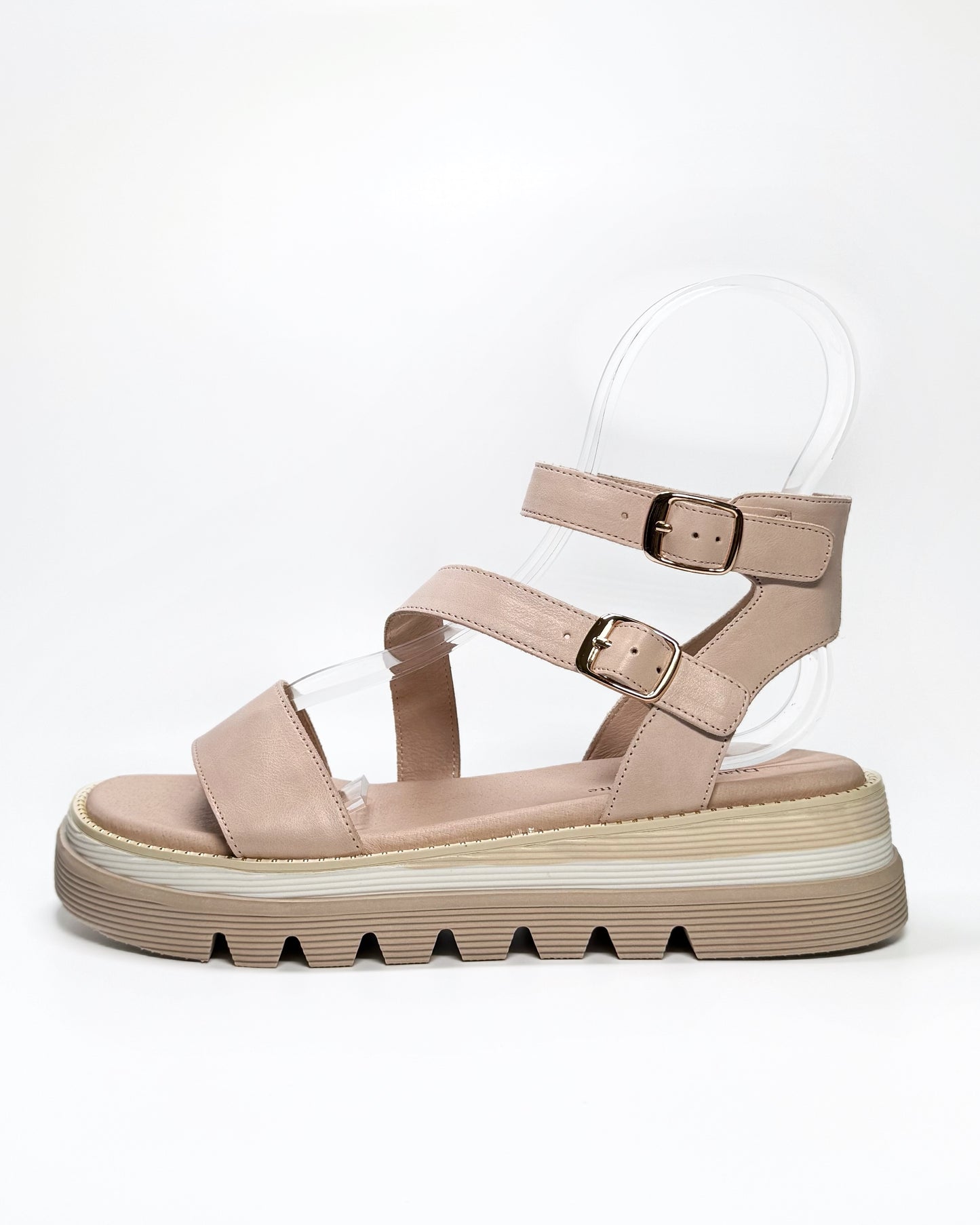 Selima Women's Almond Leather Sandal