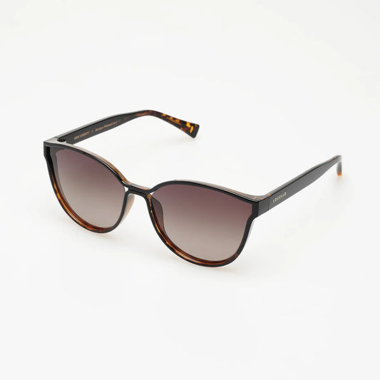 Locello Serenity Round Polarised Sunglasses Ombre Tortoiseshell | Women's Sunglasses | Gretel Lane
