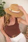 Shay Panama Ribbon Cream Caramel