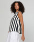 Boom Shankar Shiro Cotton Sleeveless Top Mono Stripe | Women's Clothing | Gretel Lane