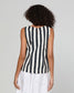 Boom Shankar Shiro Cotton Sleeveless Top Mono Stripe | Women's Clothing | Gretel Lane