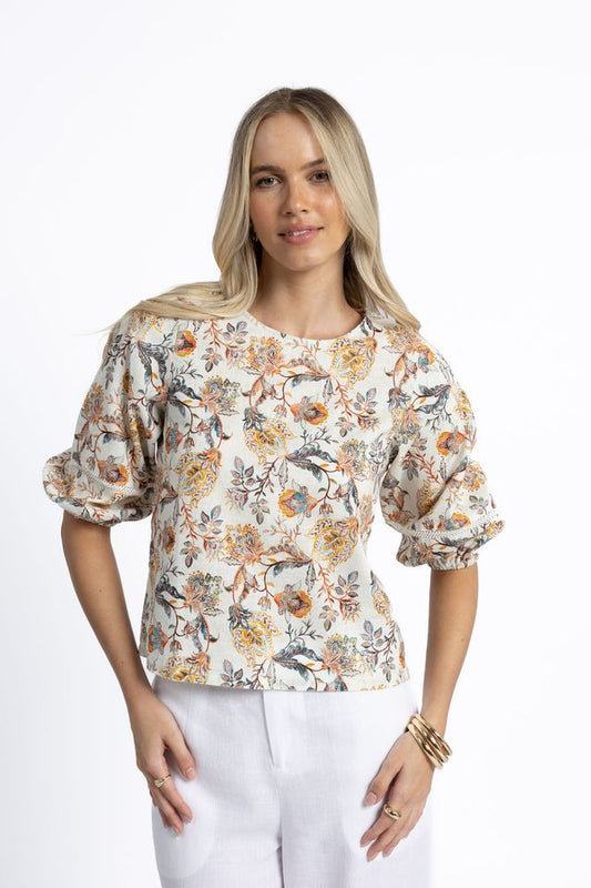 Sia Blouse (Kaffir Print)