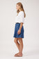 HAVEN Sicily Heart Denim Mid Length Short Indigo | Women's Clothing | Gretel Lane
