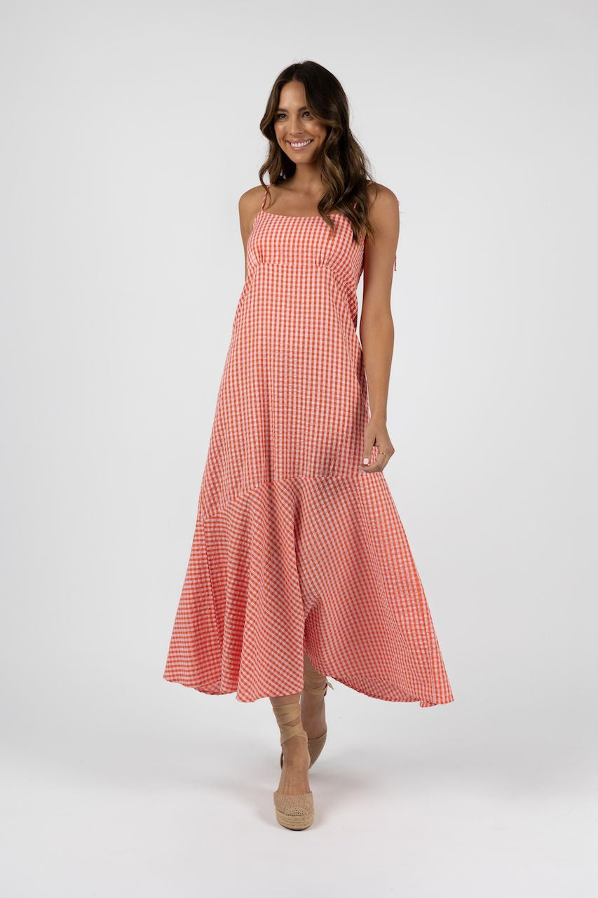 Sienna Dress (Pink/Red)