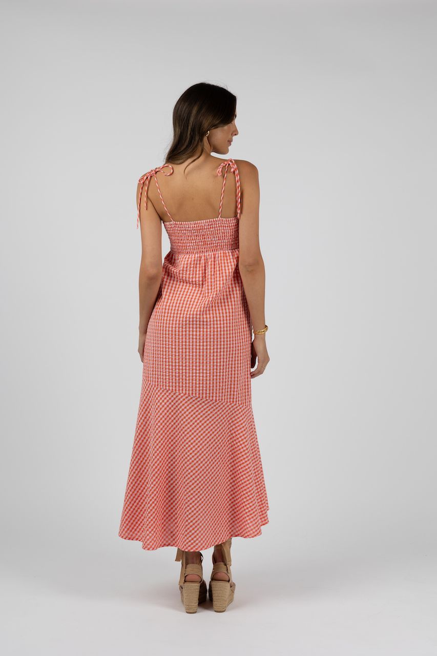 Sienna Dress (Pink/Red)