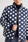 Sillian Puffer Jacket (Navy Spot)