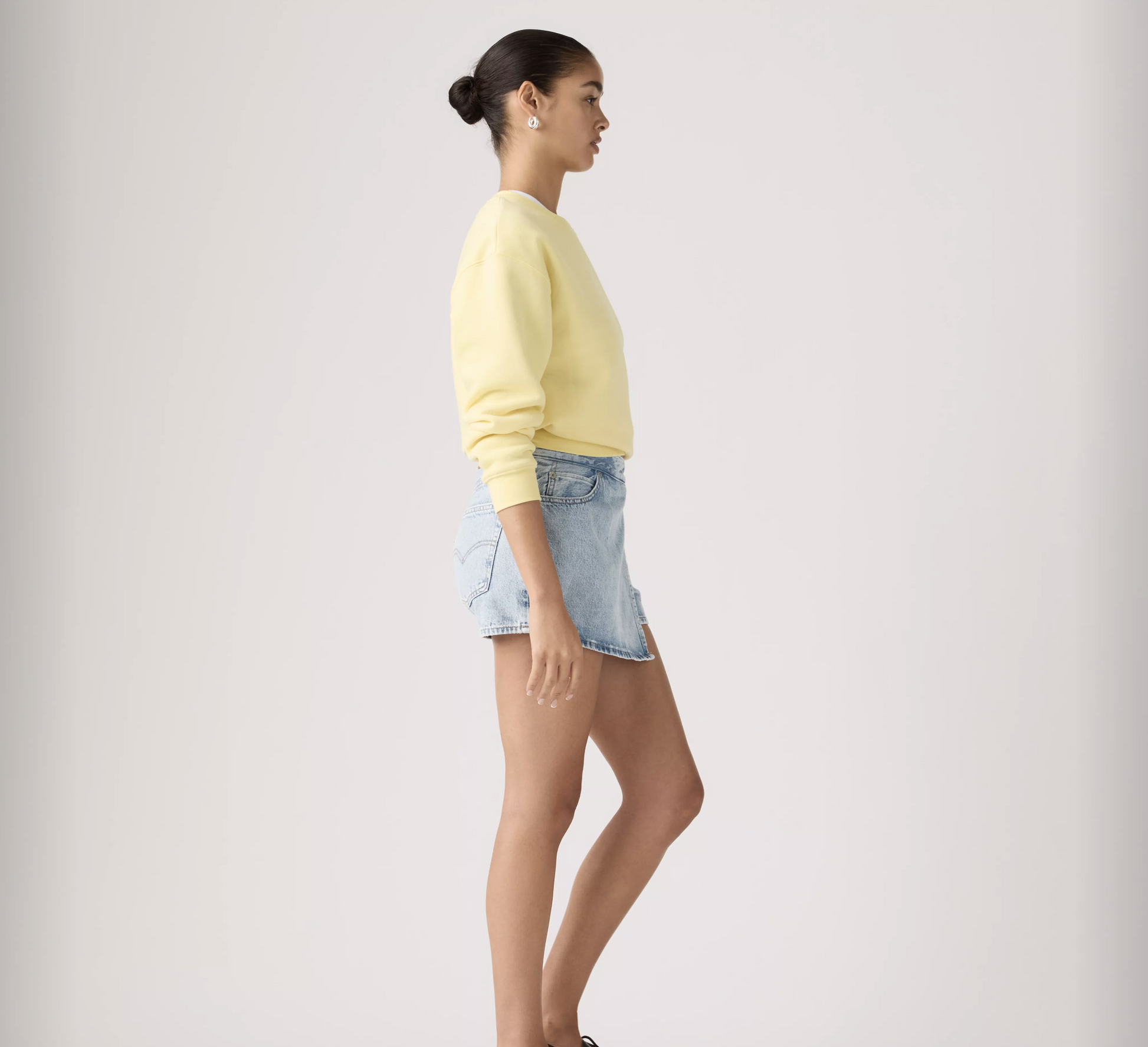 Levi Women's Denim Skort Abraided Art Skirt | Women's Denim | Gretel Lane