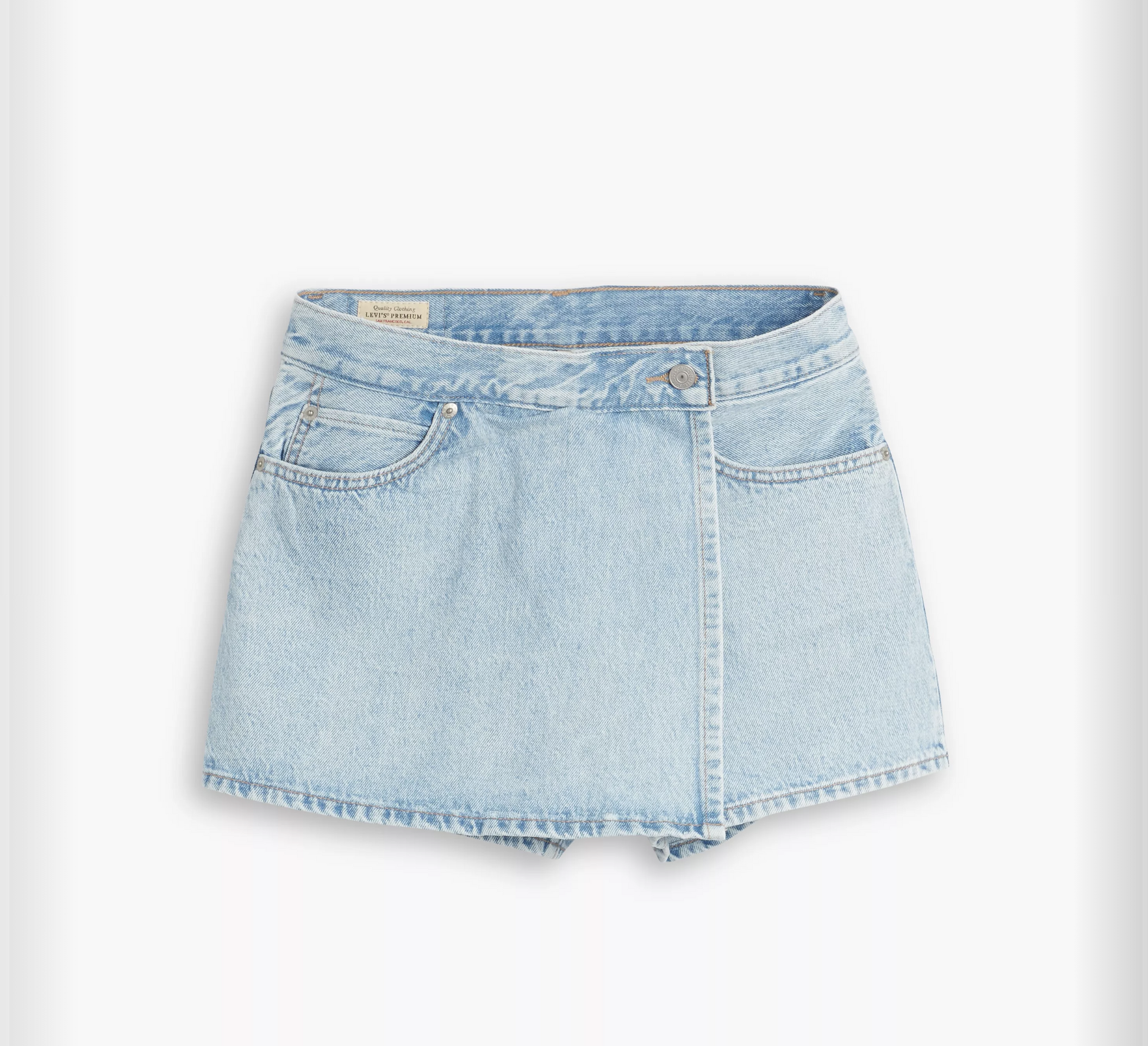 Levi Women's Denim Skort Abraided Art Skirt | Women's Denim | Gretel Lane