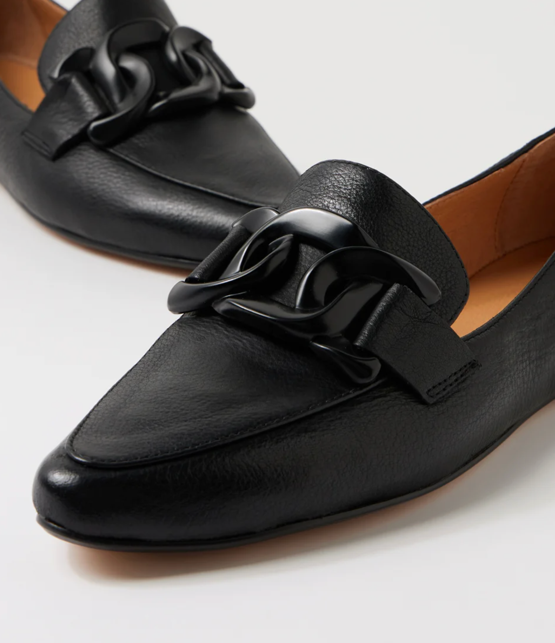 Top End Socoros Women's Pointed Toe Loafer Black Leather | Women's Footwear | Gretel Lane
