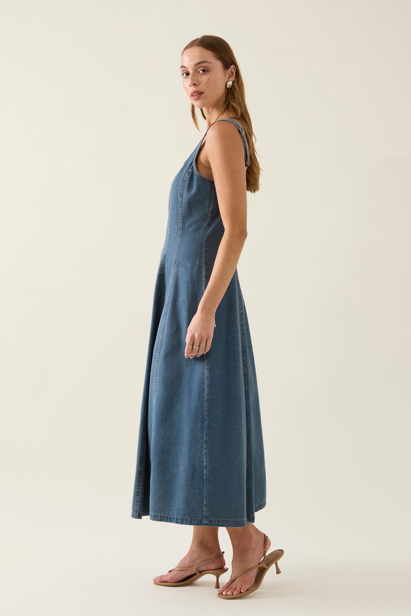 Sofie Denim Tank Dress (Drift)