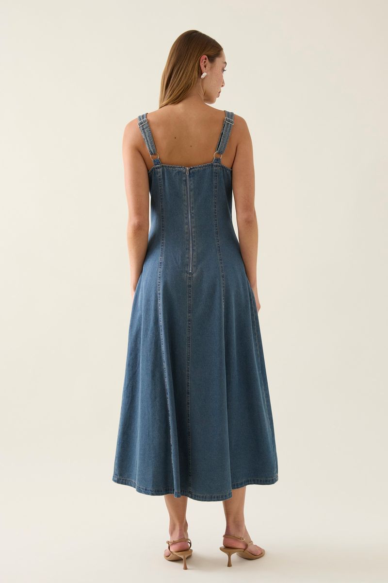 Sofie Denim Tank Dress (Drift)