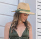 Sonia Panama Olive Ribbon w Tassel