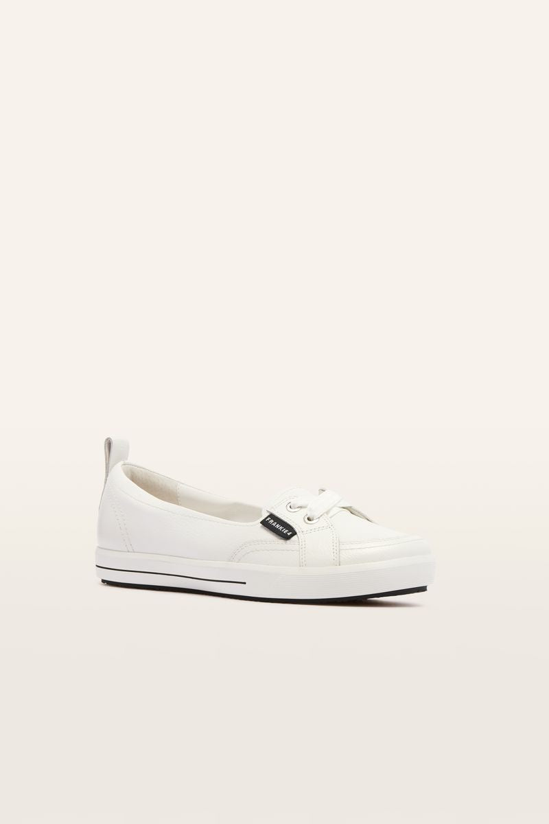 FRANKiE4 Sophie IV Women's Slip-on Sneaker White Tumbled | Women's Shoes | Gretel Lane