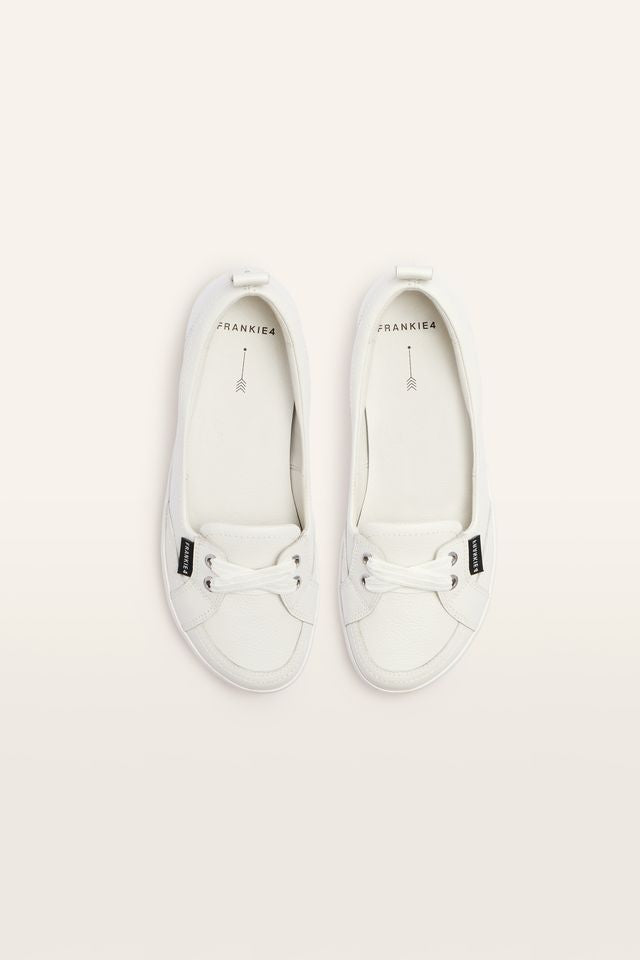FRANKiE4 Sophie IV Women's Slip-on Sneaker White Tumbled | Women's Shoes | Gretel Lane