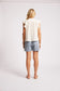 Eb & Ive Sovana Frill Sleeve Tank White | Women's Clothing | Gretel Lane